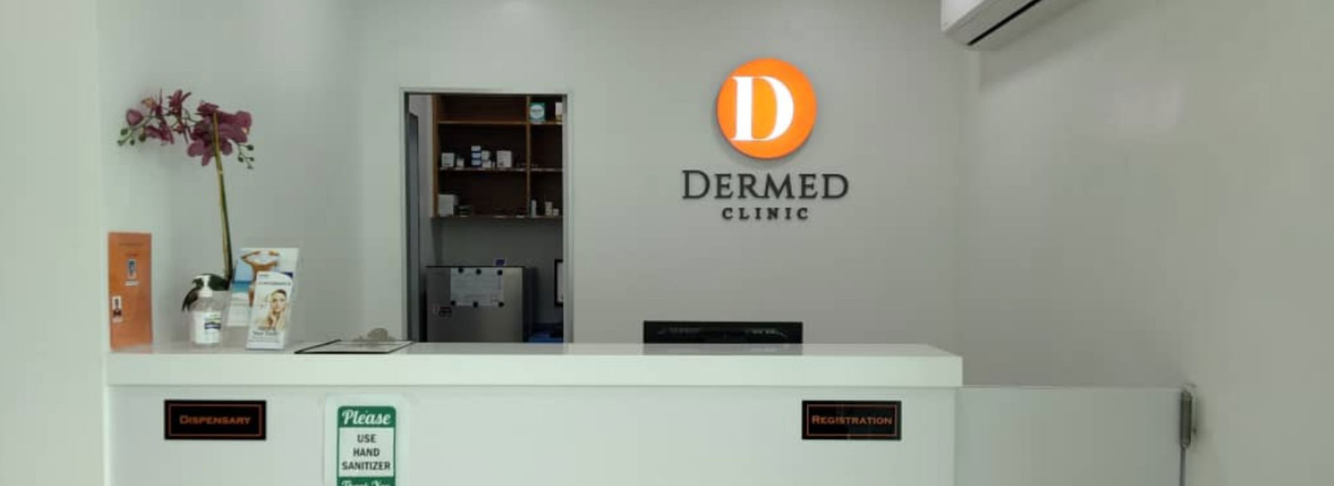 Dermed Clinic Reception Area